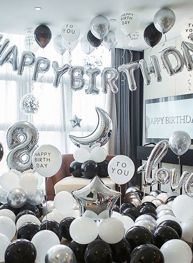 30-Piece Decorative Birthday Party Celebration Activities Inflatable Balloon Set - Image 4