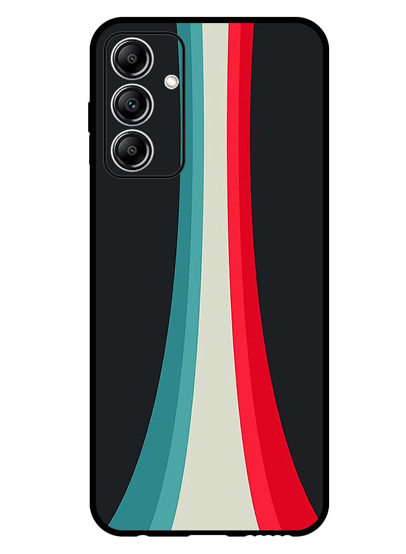 Theodor Protective Case Anti Scratch Shock Proof Bumper Cover For Samsung Galaxy A55 Stripes in center - Image 1