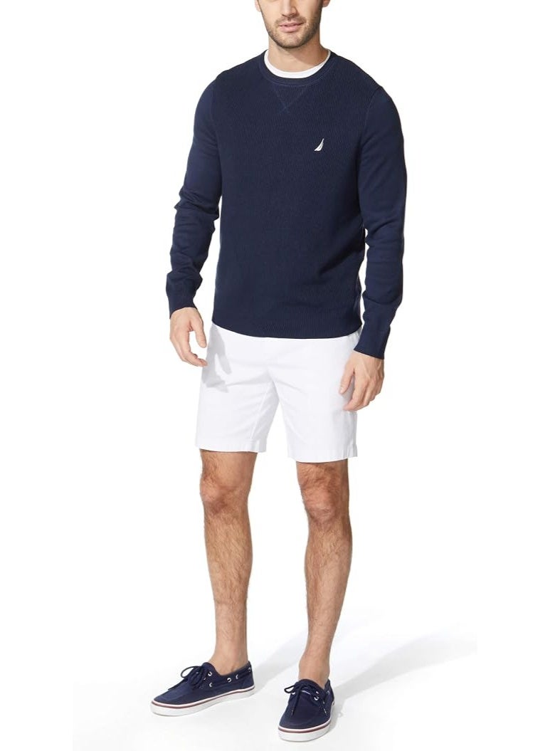 Nautica Men's Ribbed Sweater, Navy, L - Image 4
