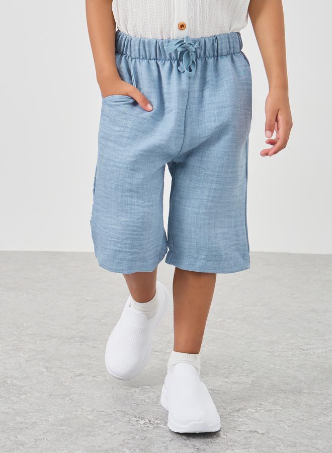 Styli Regular Fit Shorts with Drawstring - Image 1