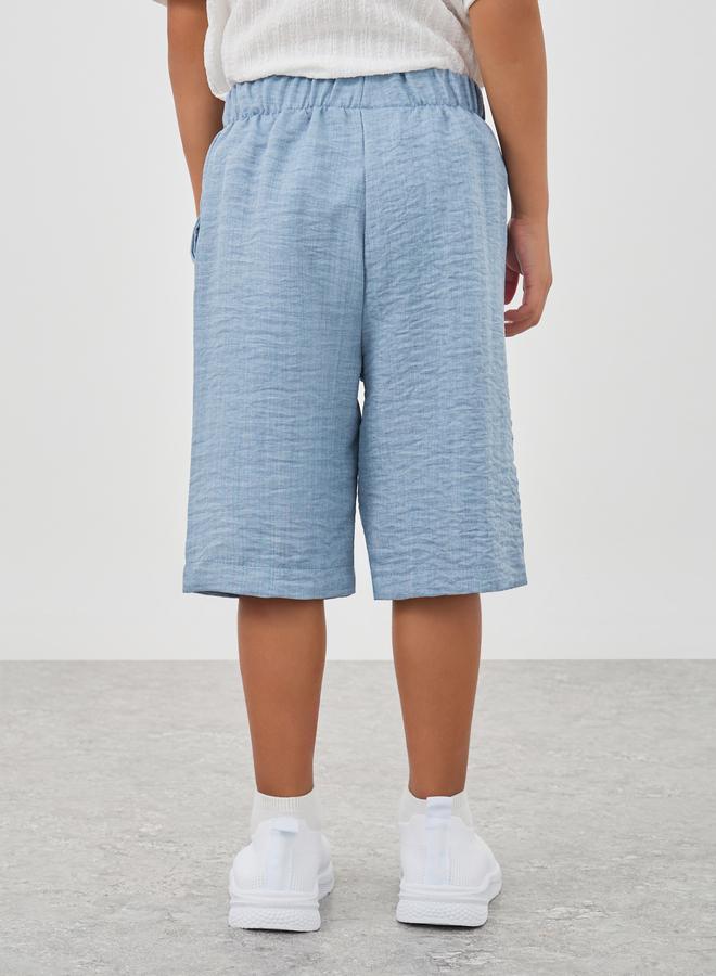 Styli Regular Fit Shorts with Drawstring - Image 4