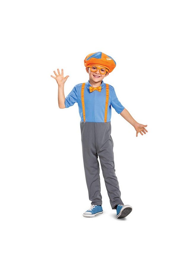 Disguise Blippi Costume for Kids, Official Blippi Jumpsuit Outfit with Hat and Bowtie, Classic Toddler Size Small (2T) Multicolored - Image 1