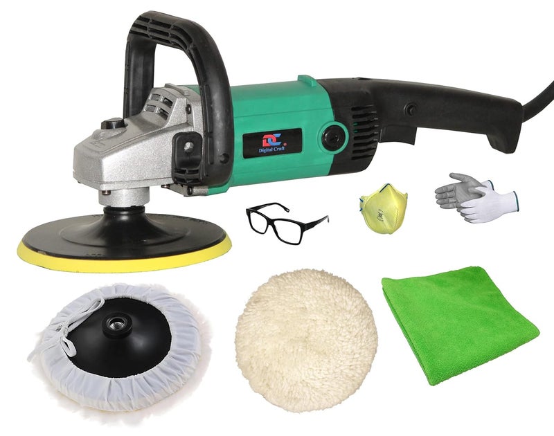 Digital Craft Adjustable Speed Car Buffer Polishing Waxing Machine Vehicle Surface Paint Care Washing Polisher - Image 1