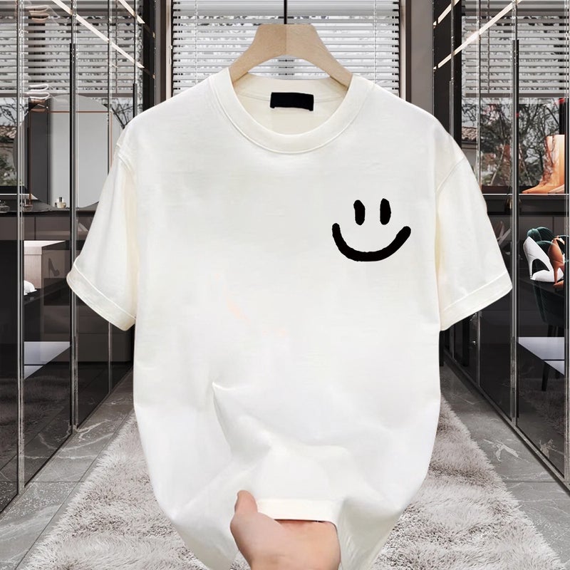 T-shirt short-sleeved men's summer versatile men's loose cotton half-sleeved 2026 new trendy versatile T-shirt top - Image 2