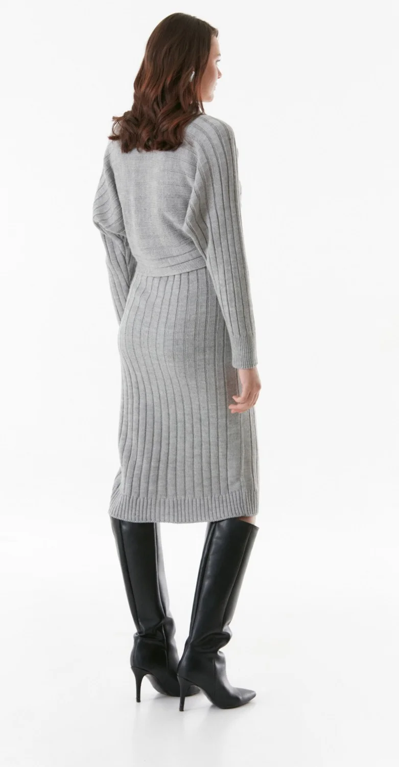 FullaModa Basic 2 Piece Knitwear Set