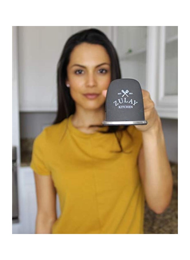 Zulay Kitchen Knife Sharpener Aqua Sky Blue - Image 4