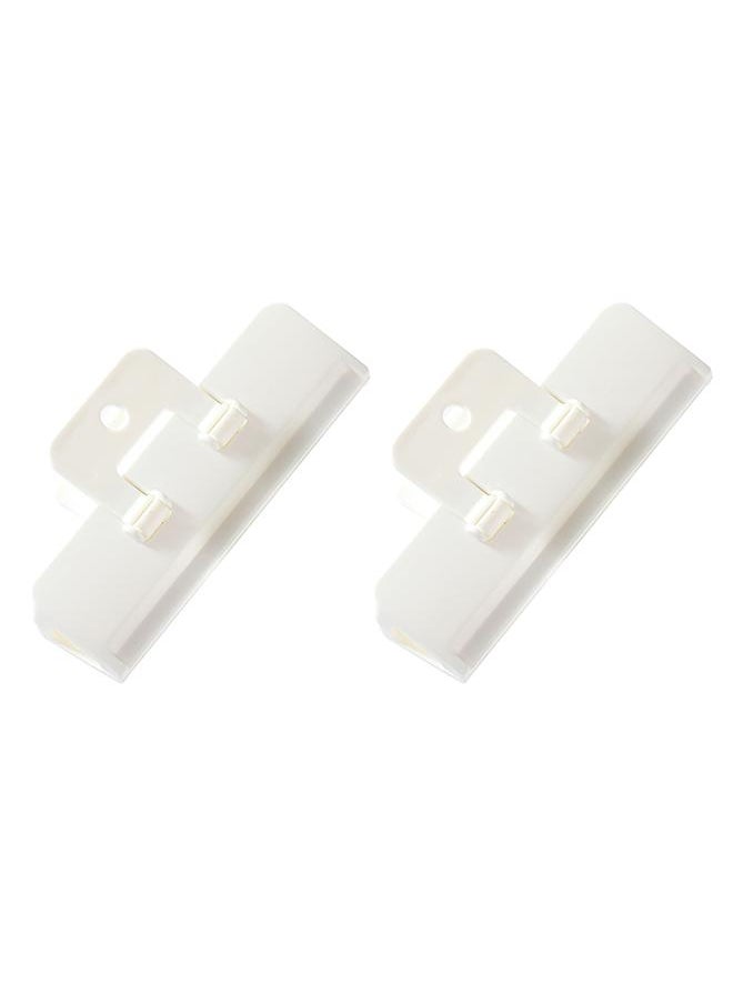 Thoraya 2 PCS Large Bag Clips One Hand Operation Reusable Plastic Heavy Seal Grip for Food Storage L  - Image 1