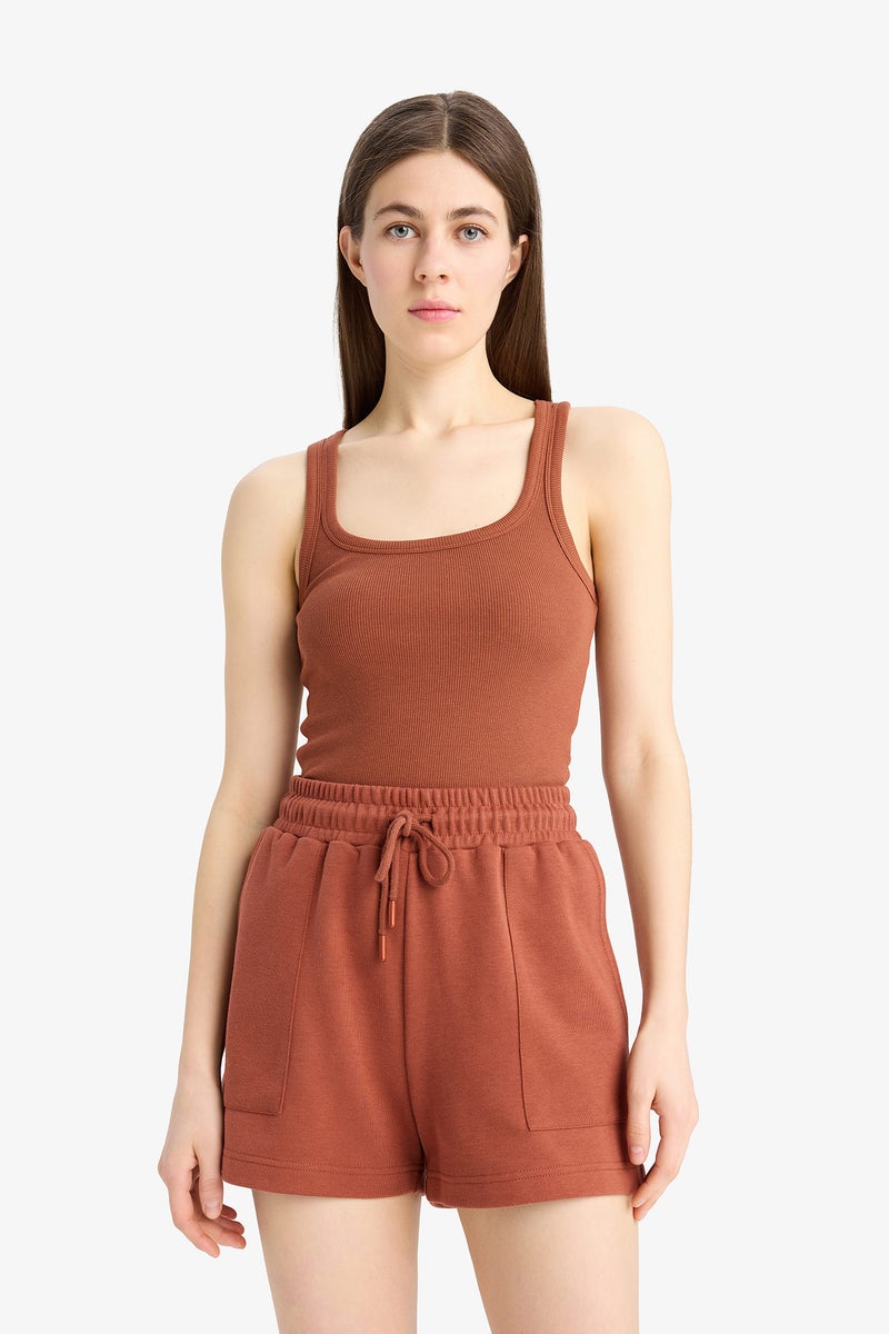 DeFacto Woman Regular Fit Basic Bermuda  - Image 3