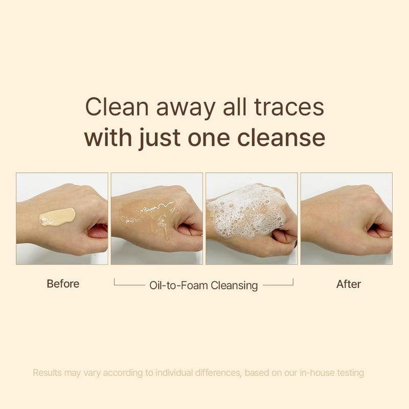 STEAMBASE Manuka Honey Glow Oil to Foam | Daily Makeup Remover and Cleanser, Hydrating Foaming Face Wash for Dry Skin, Double Cleanse | Korean Facial Oil Cleanser, 7.27 fl oz - Image 5