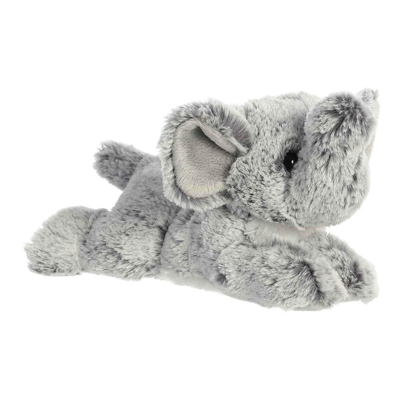 Aurora Adorable Mini Flopsie Leroy Elephant Stuffed Animal Mini Companions Ready for Playful Adventures for Kids All Ages Toddlers Adults and Families Gray 8 Inches - Image 3