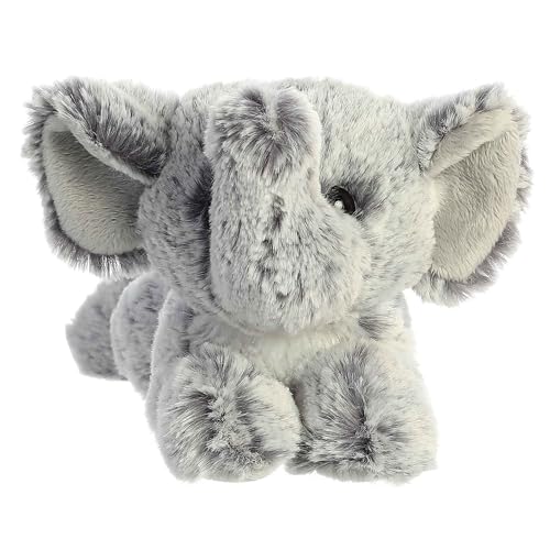 Aurora Adorable Mini Flopsie Leroy Elephant Stuffed Animal Mini Companions Ready for Playful Adventures for Kids All Ages Toddlers Adults and Families Gray 8 Inches - Image 5