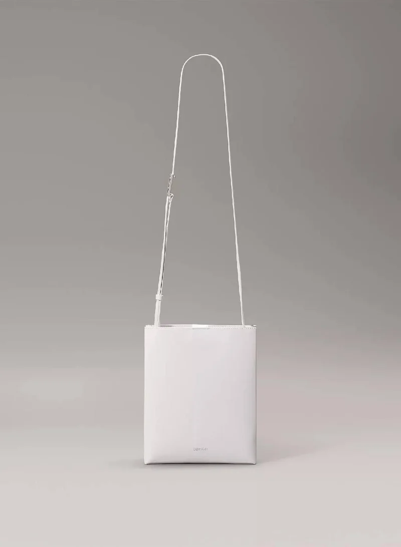 Leather Crossbody Tote Bag
