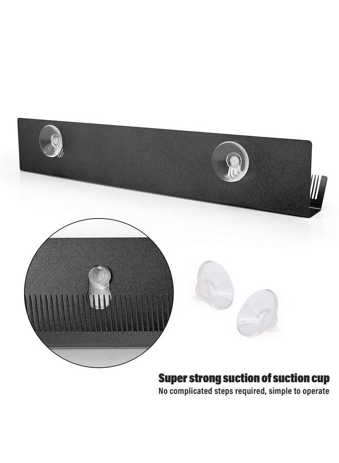 Ehdis حامل وصلات الشعر لتصفيف الشعر، حامل وصلات الشعر من الفولاذ المقاوم للصدأ، أداة تعليق وصلات الشعر لغسل وتلوين وتجفيف الوصلات (أسود) - Image 3