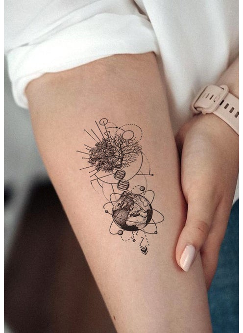 Tree of Life Mini Size Temporary Tattoo