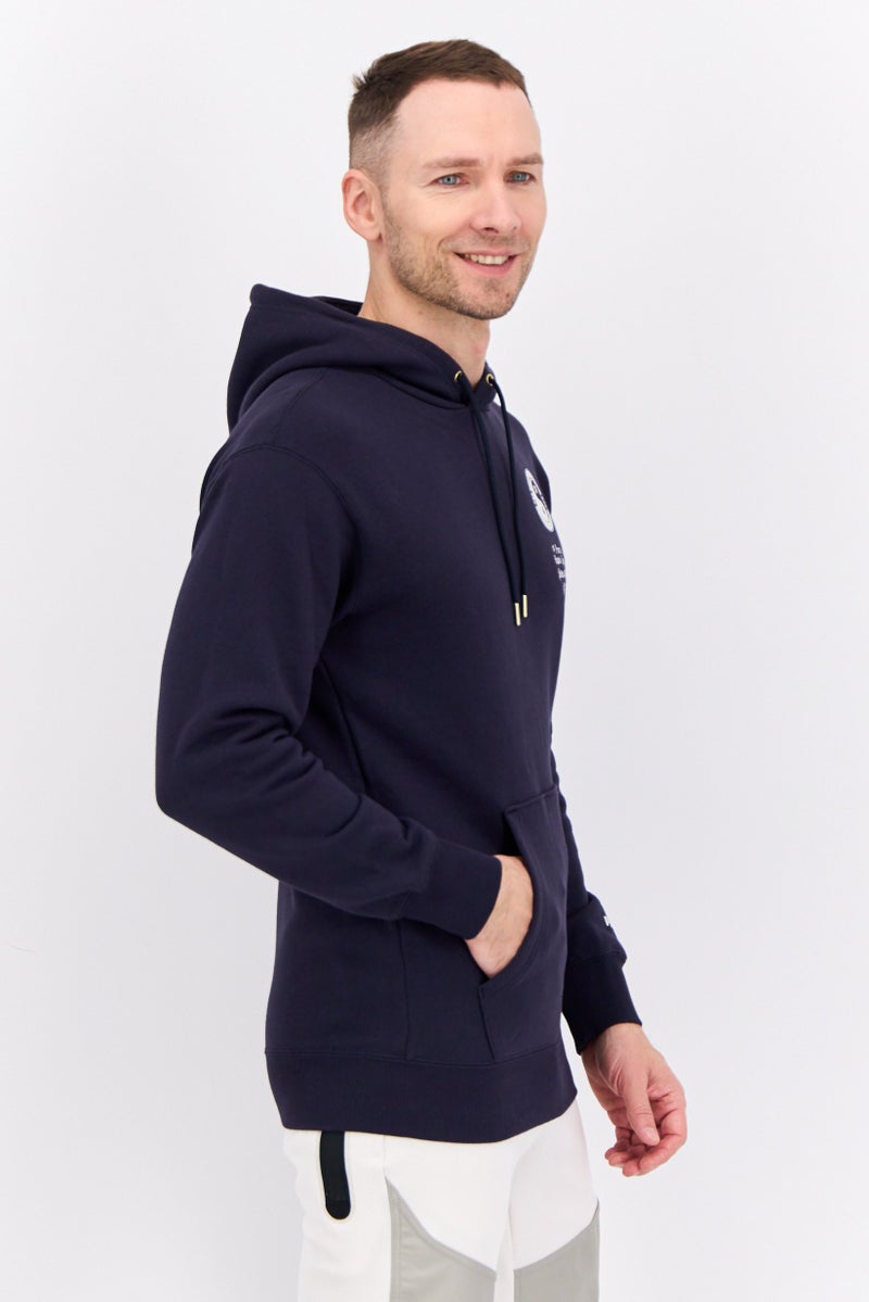 PUMA ملابس رياضية للرجال بأكمام طويلة مناسبة، هوديز خارجي، أزرق داكن - Image 3