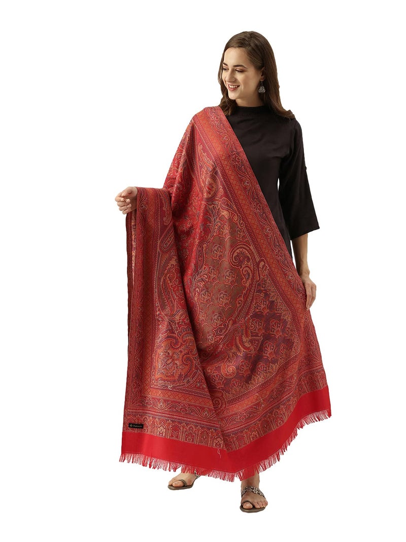 Pashmoda Women Antique Jamawar Shawl (Size: 101 X 203 CM) - Image 1