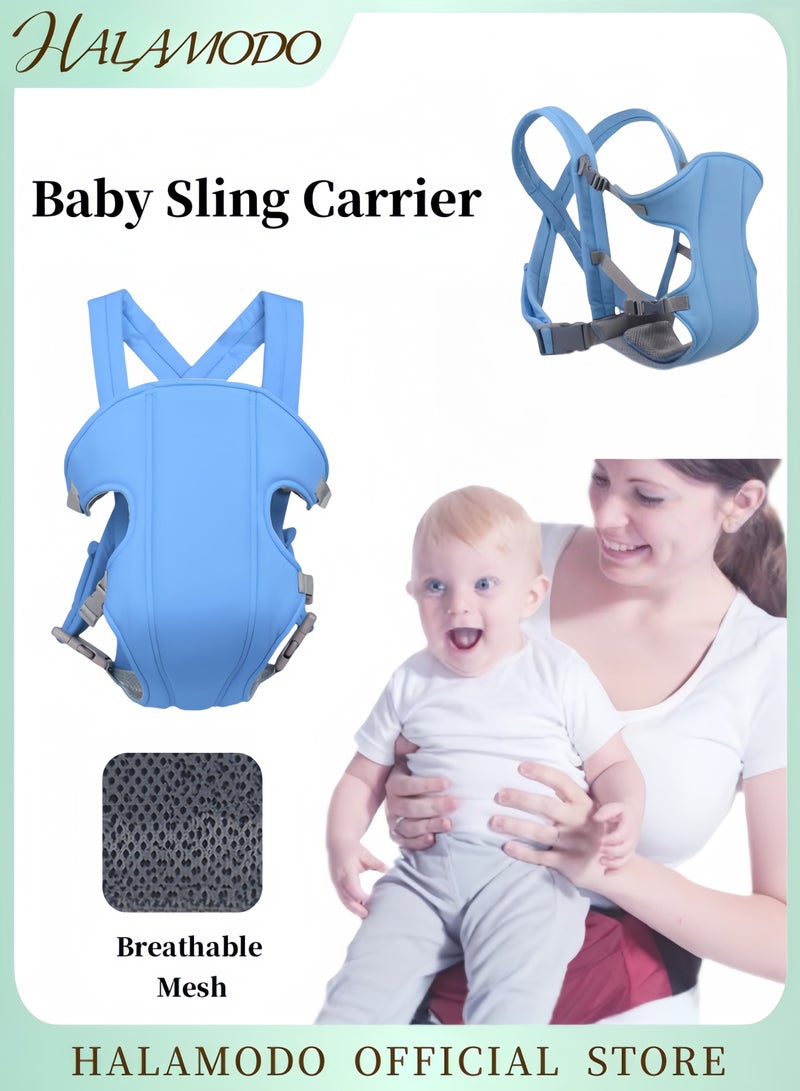 هالامودو حامل حديث للأطفال الرضع يضم حزام الورك القابل للتعديل حامل الأطفال القابل للتنفس والخفيف حامل الرضع المريح حامل الرضع الجديد المحسن لدعم الظهر - Image 1