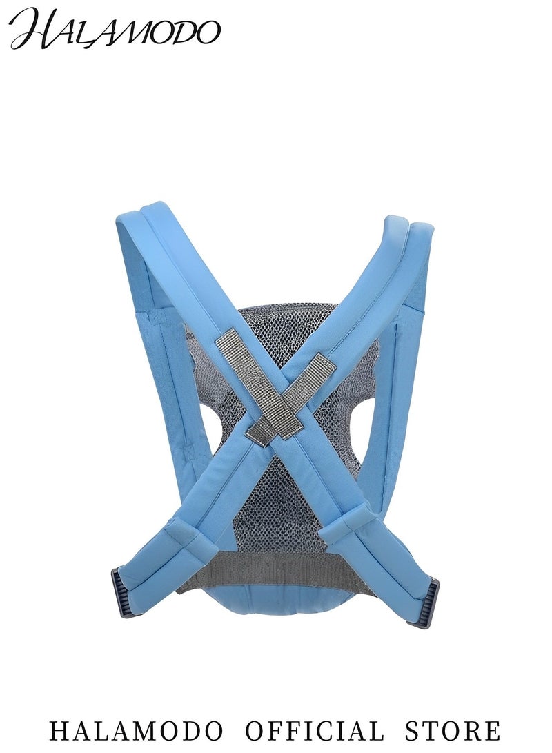 هالامودو حامل حديث للأطفال الرضع يضم حزام الورك القابل للتعديل حامل الأطفال القابل للتنفس والخفيف حامل الرضع المريح حامل الرضع الجديد المحسن لدعم الظهر - Image 5