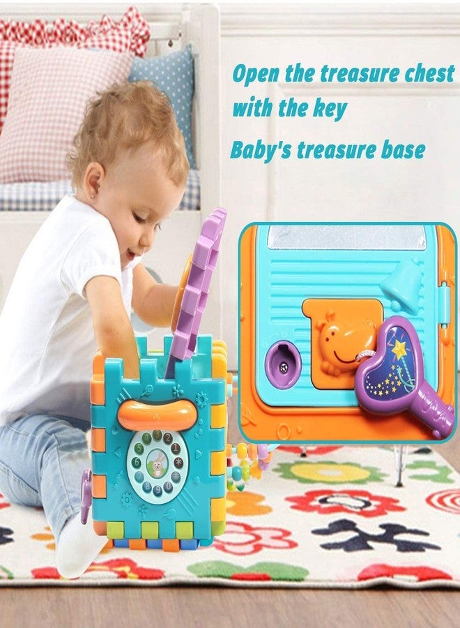 BIG FOLK BIGFOLK® 5-in-1 Montessori Activity Cube Toy for Kids| Alphabet Blocks, Abacus, Clock, Beads & Writing Board| Early Learning Educational Toy for Toddlers 1-5 Years | Baby Development Toy - Pack of 1 - Image 5