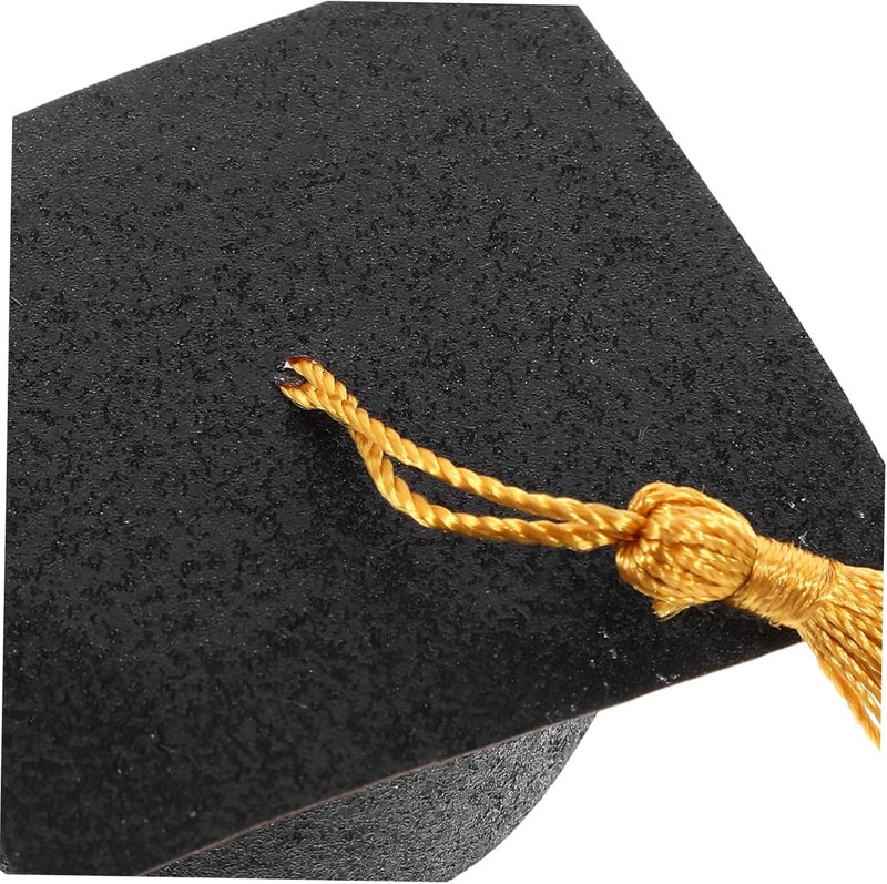 20pcs Graduation Goblet Covers Tassel Mini Doctoral Caps Wine Cup Decorations for Graduation Parties and Celebrations - Image 5