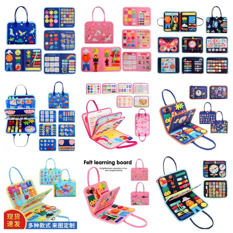 Felt Learning Board Spot Kidsren'S Diy Busy Early Education Educational Toys Feltlearningboard - Image 3