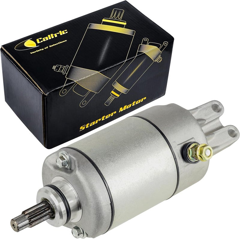 Caltric Starter Motor Compatible with Honda TRX400, TRX450, TRX-450 FourTrax Foreman ES S 4X4 - Image 1