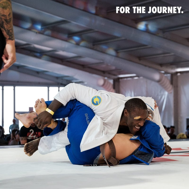 Gold BJJ بدلة جيو جيتسو جولد بجيه جيه أيرويف - بدلة بجيه جيه خفيفة الوزن للغاية - زي جيو جيتسو برازيلي مسبق الانكماش للرجال (أزرق ملكي، A3L) - Image 5