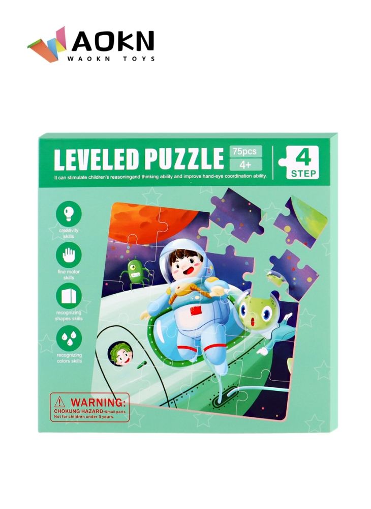 WAOKN Magnetic Puzzles for Kids Travel Toddler Puzzles Activities Toy for Boys and Girls Learning Magnet for Road Trip Space Set