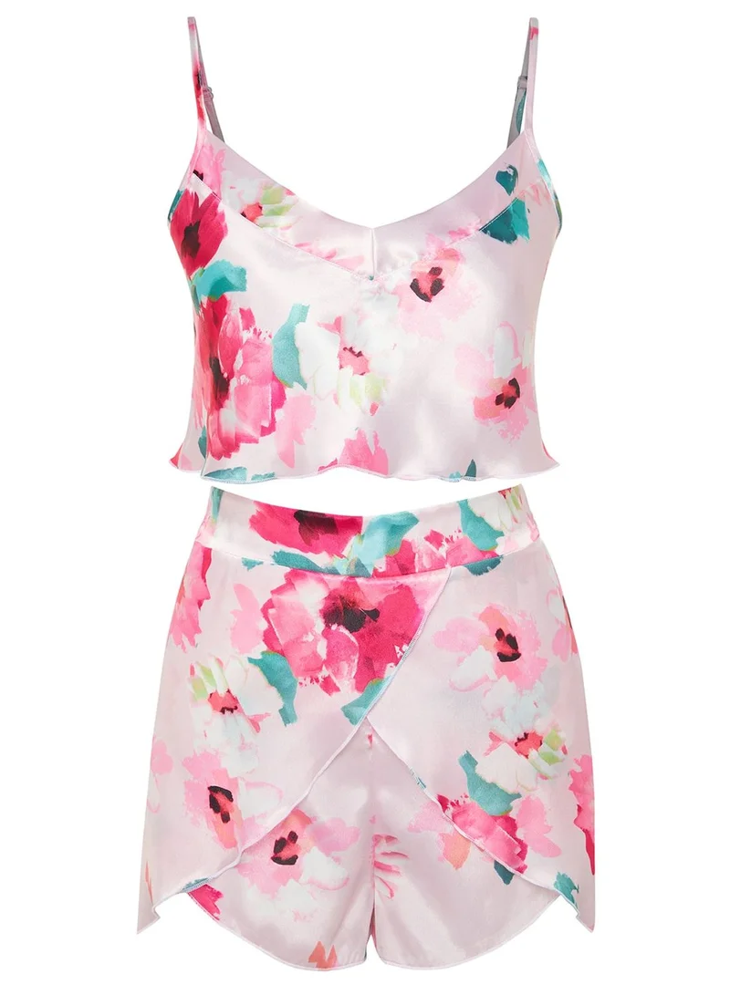 trendyol Floral Printed Pajamas Set