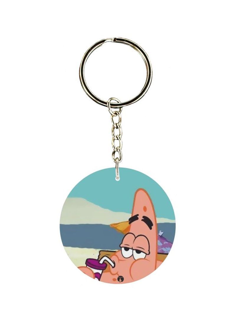 RKN Patrick Star Themed Keychain