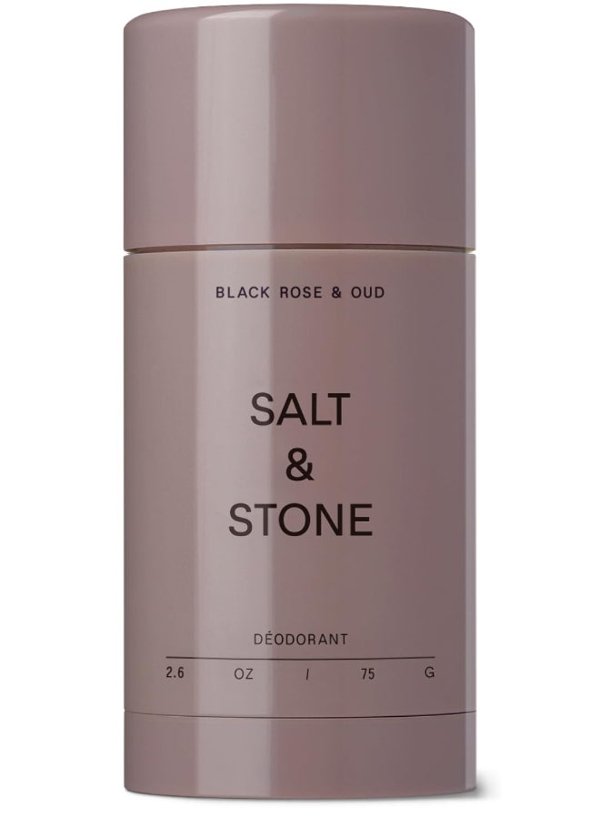 Salt & Stone SALT STONE Aluminum Free Deodorant Extra Strength 48 Hour Protection for Women Men Made with Seaweed Extracts Shea Butter Prebiotics Black Rose Oud - Image 2