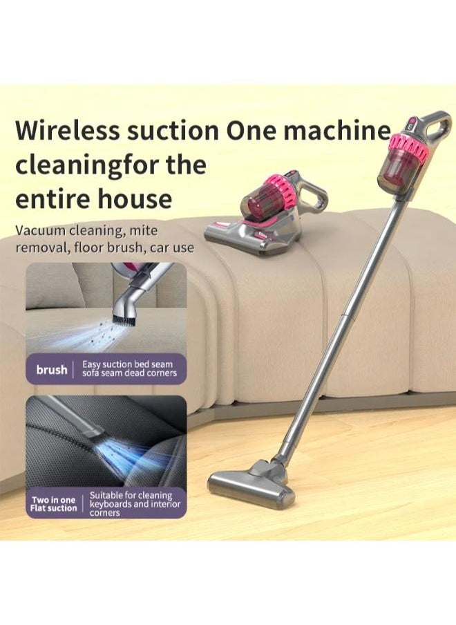 Executive LLC - UV-C Ultraviolet 5-in-1 Vacuum Cleaner and Mite Removal Instrument, 10000Pa Strong Suction Power, with LCD Screen Display Three-Speed Adjustment, Suitable for Household and Car Cleaning - Image 1