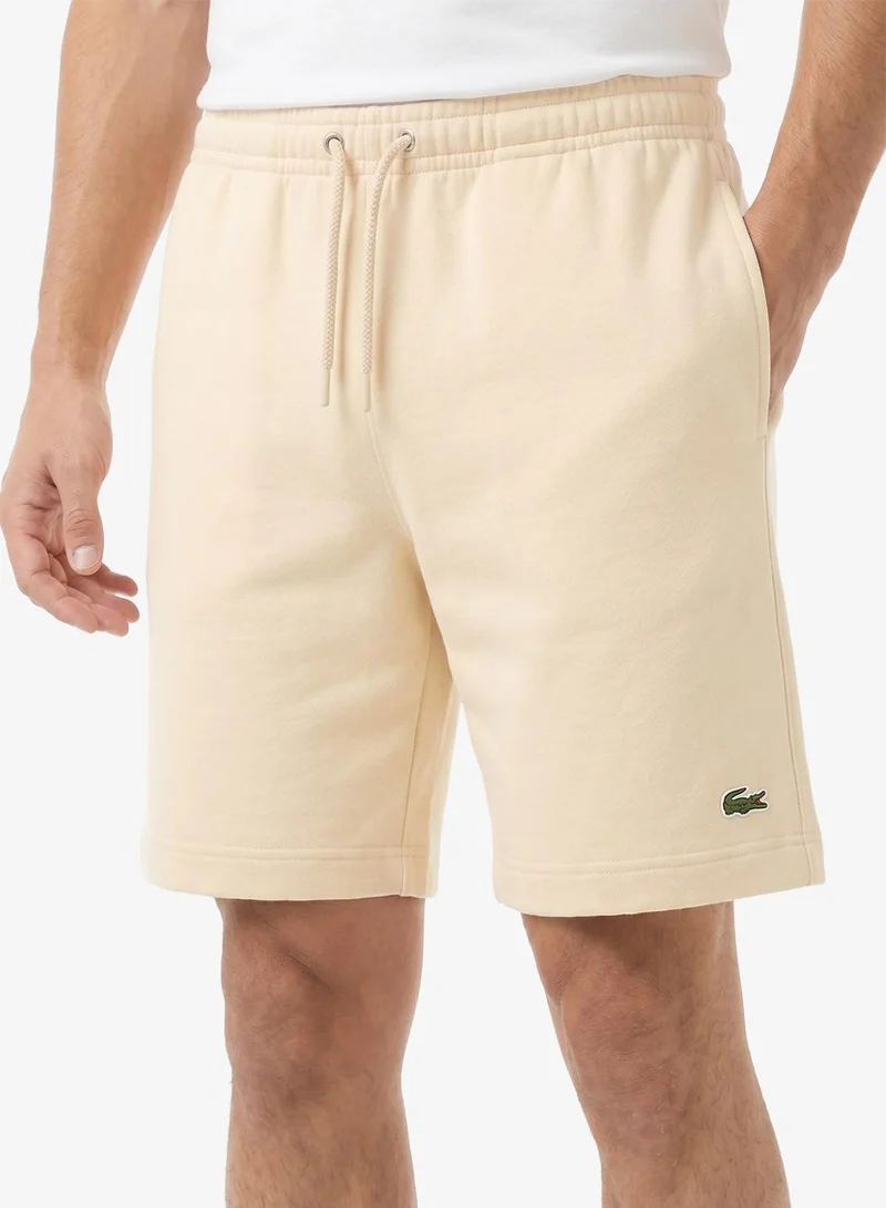 Lacoste  Regular Fit Brushed Fleece Shorts for Men | Best Price UAE