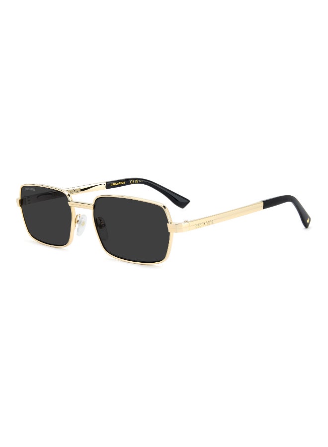 DSQUARED2 D2 0192/S Sunglasses Gold Oval - Image 1