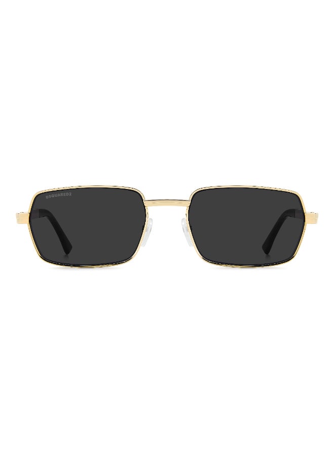 DSQUARED2 D2 0192/S Sunglasses Gold Oval - Image 3