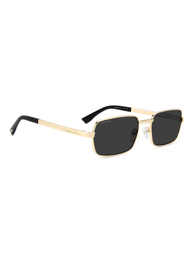 DSQUARED2 D2 0192/S Sunglasses Gold Oval - Image 2