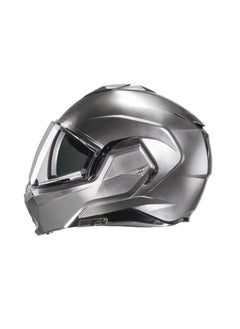 HJC HJC i100 Solid Hyper Silver Helmet  - Image 4