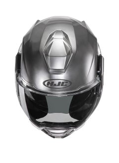 HJC HJC i100 Solid Hyper Silver Helmet  - Image 3