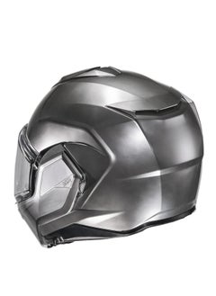 HJC HJC i100 Solid Hyper Silver Helmet  - Image 2