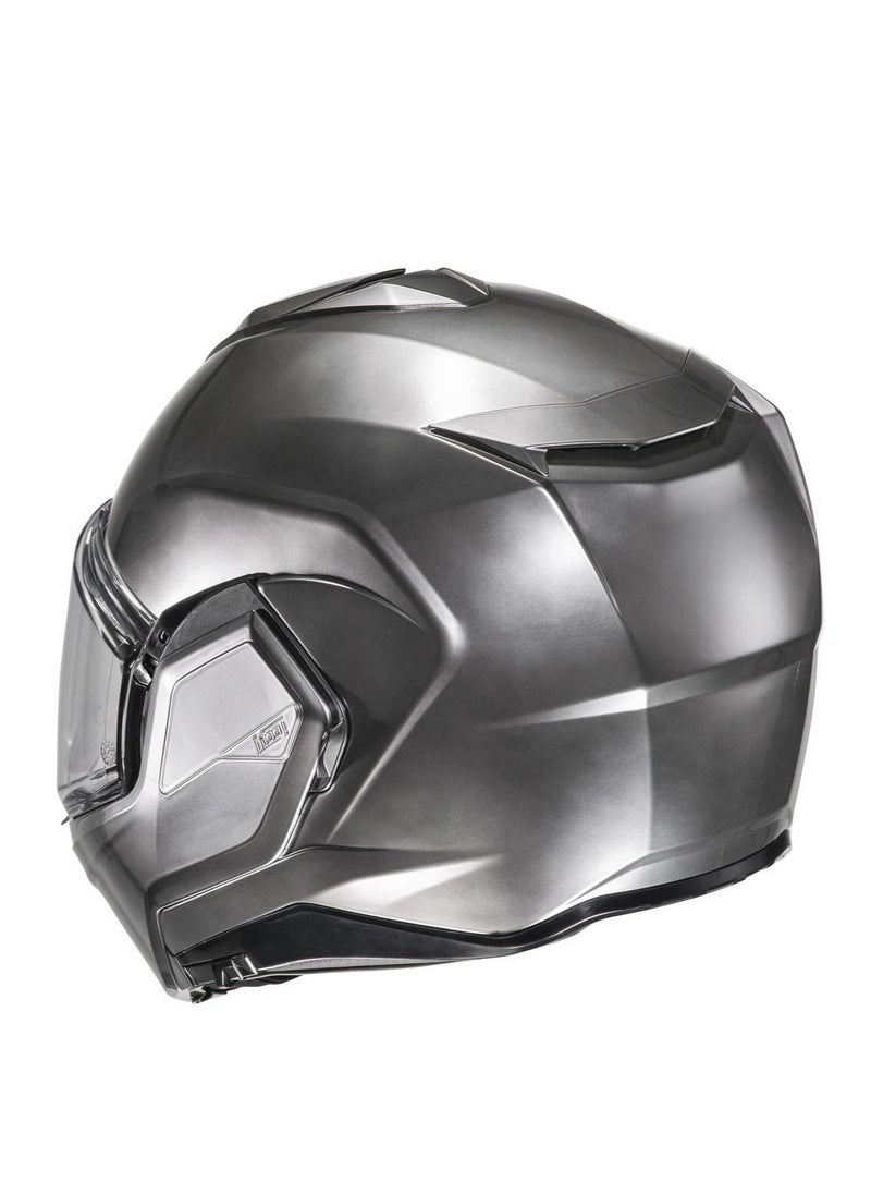 HJC خوذة HJC i100 Solid Hyper Silver  - Image 2