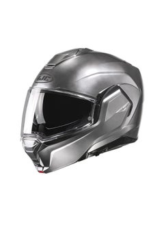 HJC HJC i100 Solid Hyper Silver Helmet  - Image 1
