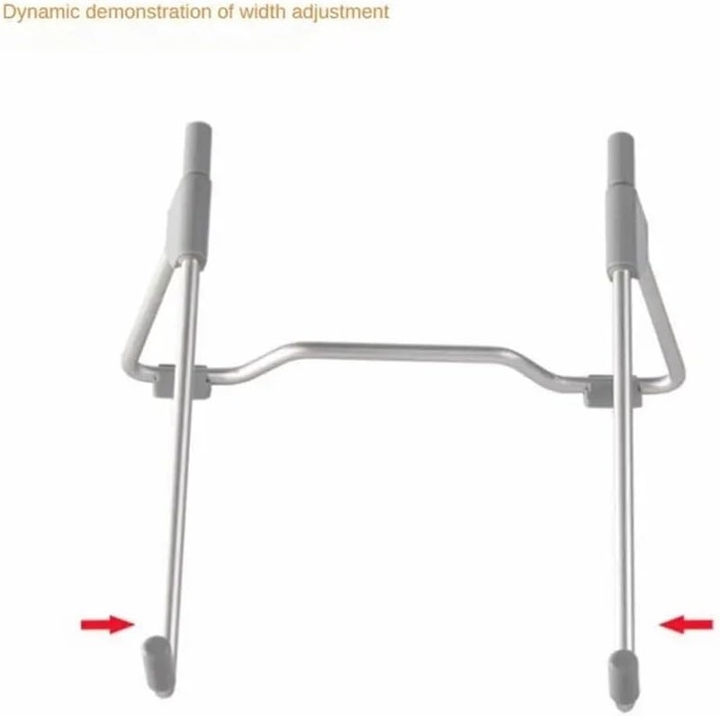 Laptop Stand, Adjustable Laptop Stand for 10-17 Notebooks, Portable Cooling Holder Desk Accessories - Image 4