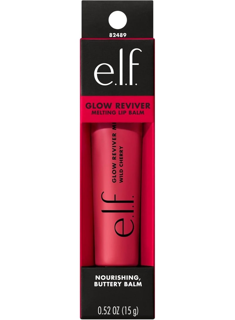 إلف مرطب شفاه جلو ريفايفر، مرطب شفاه ملون لإضفاء لمسة نهائية لامعة وشفتين ناعمتين ومرنتين، (كرز بري) - Image 5