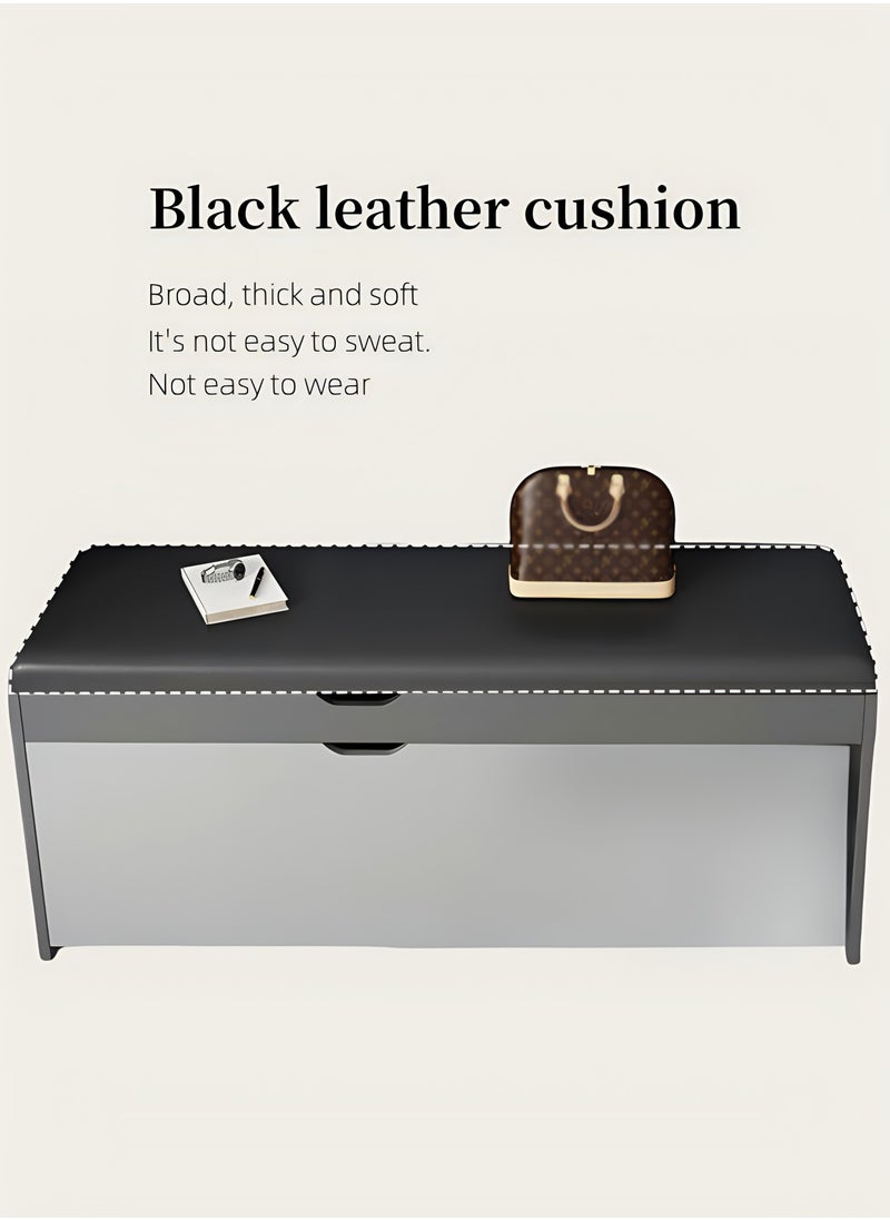 OHAHO Shoe Rack 3-Tier Shoe Organizer Shoe Bench with Storage Shoe Cabinet for Entryway Living Room Bench Seat Holds Up to 330 lb 23.6 x 11.8 x 20 Inches Shoe Storage Cabinet  - Image 5