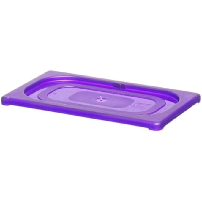 هندي غطاء Gastronorm أرجواني PP 265X162 مم - Image 1