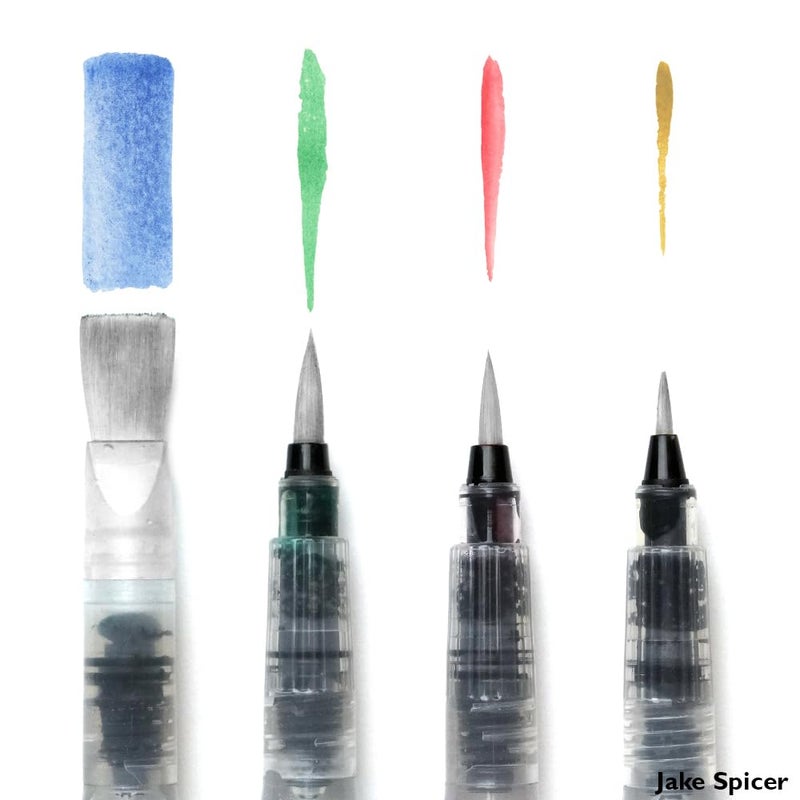 Derwent Push Button Waterbrush Assorted Set (2305816) - Image 3