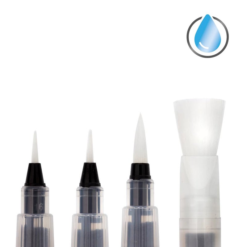 Derwent Push Button Waterbrush Assorted Set (2305816) - Image 2