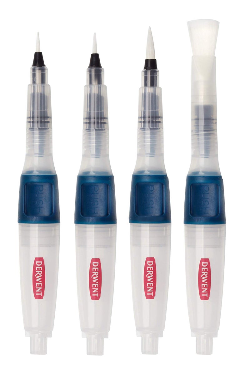 Derwent Push Button Waterbrush Assorted Set (2305816) - Image 1