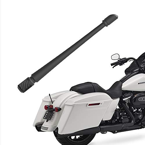 RYDONAIR Short Antenna Compatible with Harley Davidson 1989-2025, Internal Copper Coil for Enhanced Reception, 7 inches Rubber Antenna Replacement - Image 1
