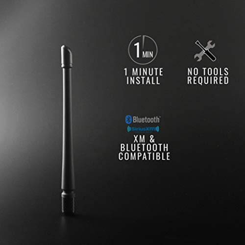 RYDONAIR Short Antenna Compatible with Harley Davidson 1989-2025, Internal Copper Coil for Enhanced Reception, 7 inches Rubber Antenna Replacement - Image 2